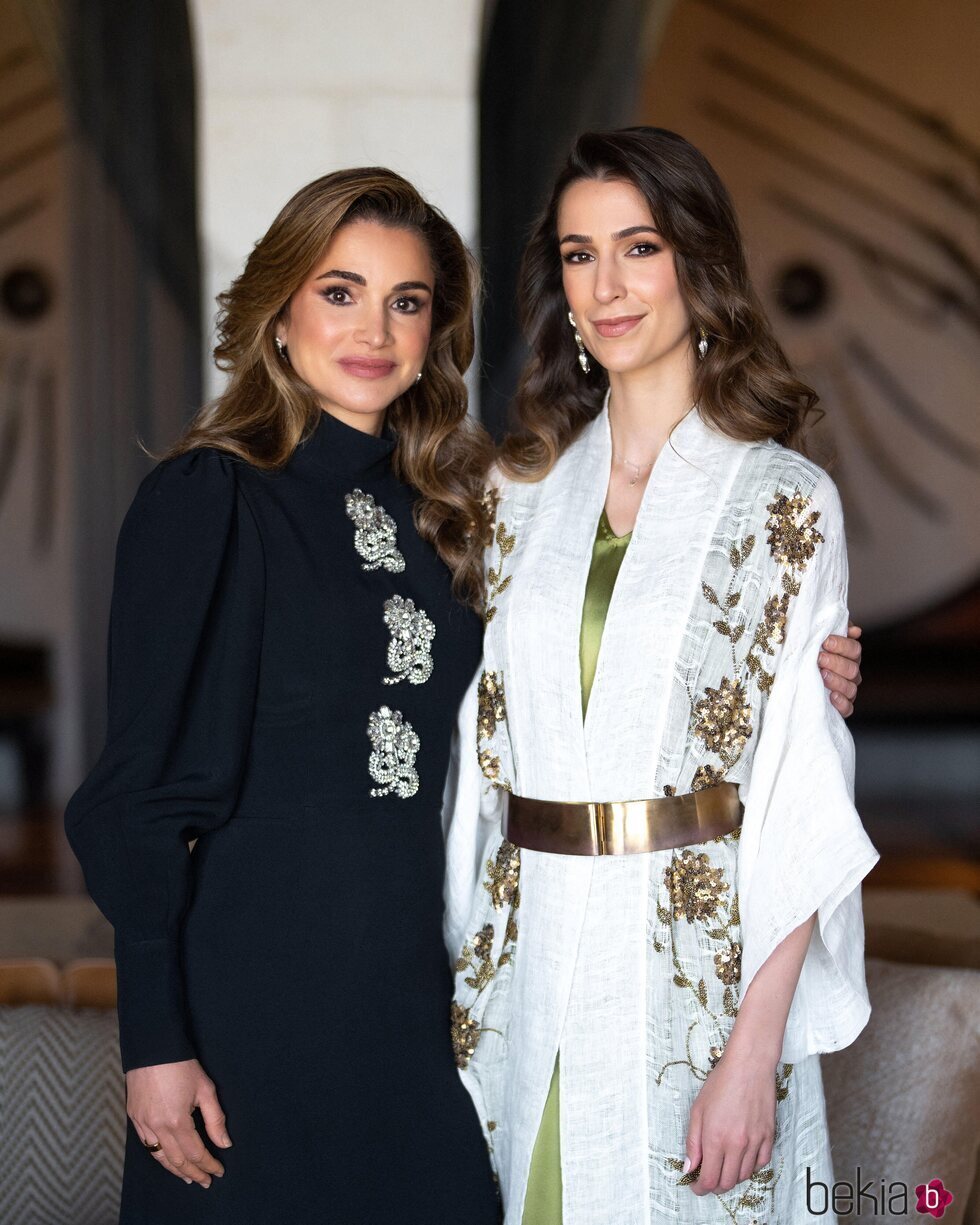 Rania de Jordania y Rajwa Al Saif