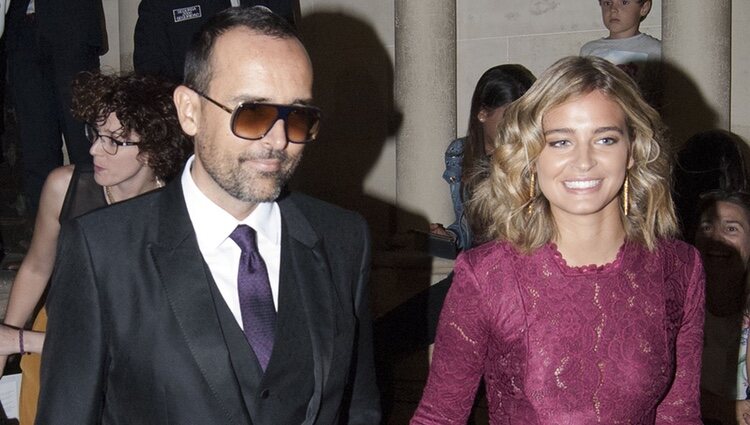 Risto Mejide y Laura Escanes en la boda de Marcos de Quinto y Angélica de la Riva