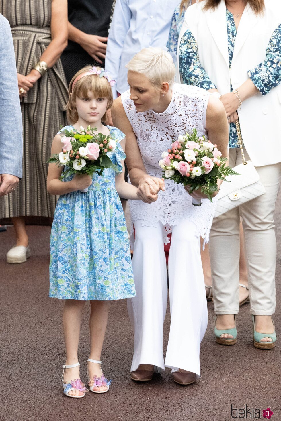 Charlene de Mónaco y Gabriella de Mónaco en el Picnic de Mónaco 2022