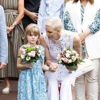 Charlene de Mónaco y Gabriella de Mónaco en el Picnic de Mónaco 2022