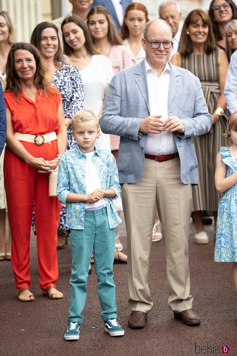 Alberto de Mónaco y Jacques de Mónaco en el Picnic de Mónaco 2022