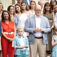 Alberto de Mónaco y Jacques de Mónaco en el Picnic de Mónaco 2022