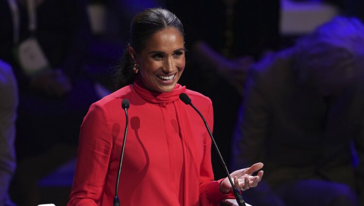 Meghan Markle en el One Young World Summit en Manchester