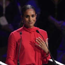 Meghan Markle en su discurso en el One Young World Summit en Manchester