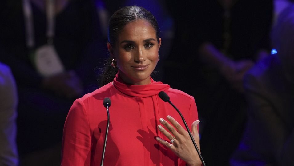 Meghan Markle en su discurso en el One Young World Summit en Manchester