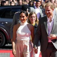 El Príncipe Harry y Meghan Markle en la presentación de los Invictus Games 2023 en Düsseldorf