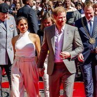 El Príncipe Harry y Meghan Markle presentan los Invictus Games 2023 en Düsseldorf