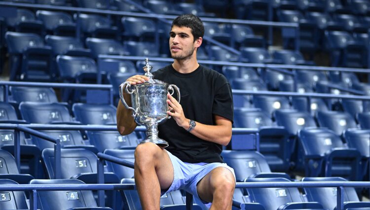 Carlos Alcaraz tras ganar el US Open 2022 y convertirse en número 1 del mundo