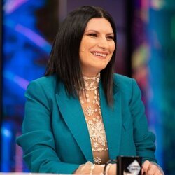 Laura Pausini en 'El Hormiguero' presentando la nueva edición de 'La Voz'