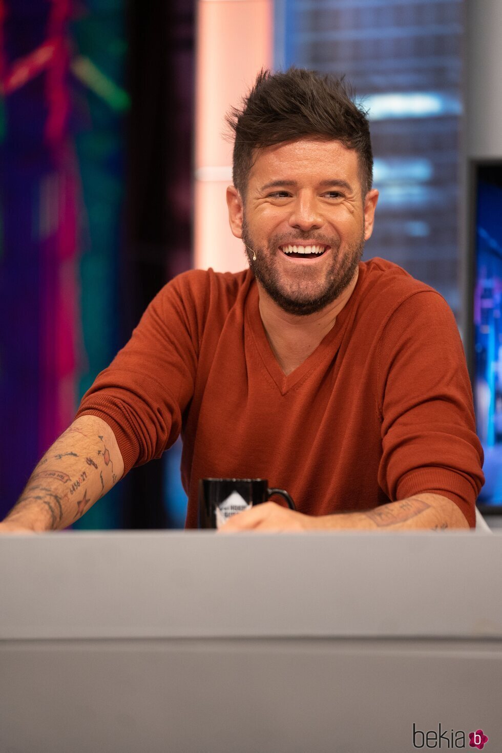 Pablo López en 'El Hormiguero' presentando la nueva edición de 'La Voz'