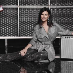 Laura Pausini en el posado oficial de 'La Voz 2022'