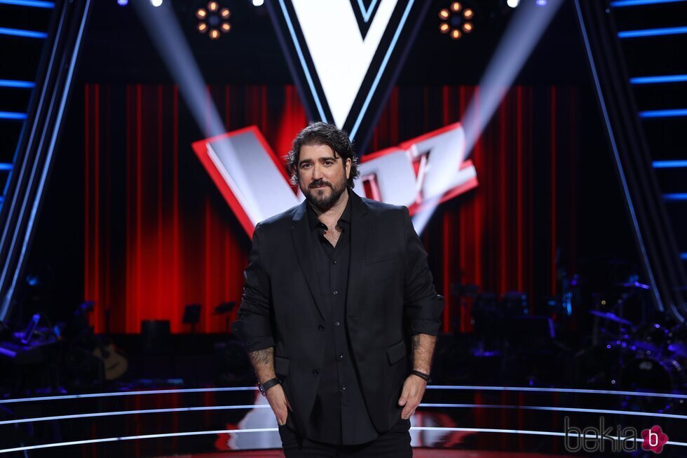 Antonio Orozco en la presentación de 'La Voz 2022'