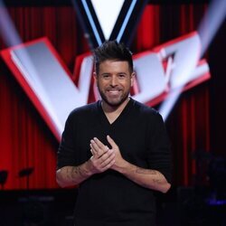 Pablo López en la presentación de 'La Voz 2022'