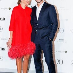 Nuria Fergó con Juan Pablo Lauro en la fiesta Yo Donna de la Madrid Fashion Week 2022