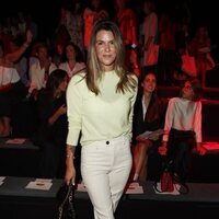 Laura Matamoros en el front row de la Mercedes Benz Fashion Week septiembre 2022