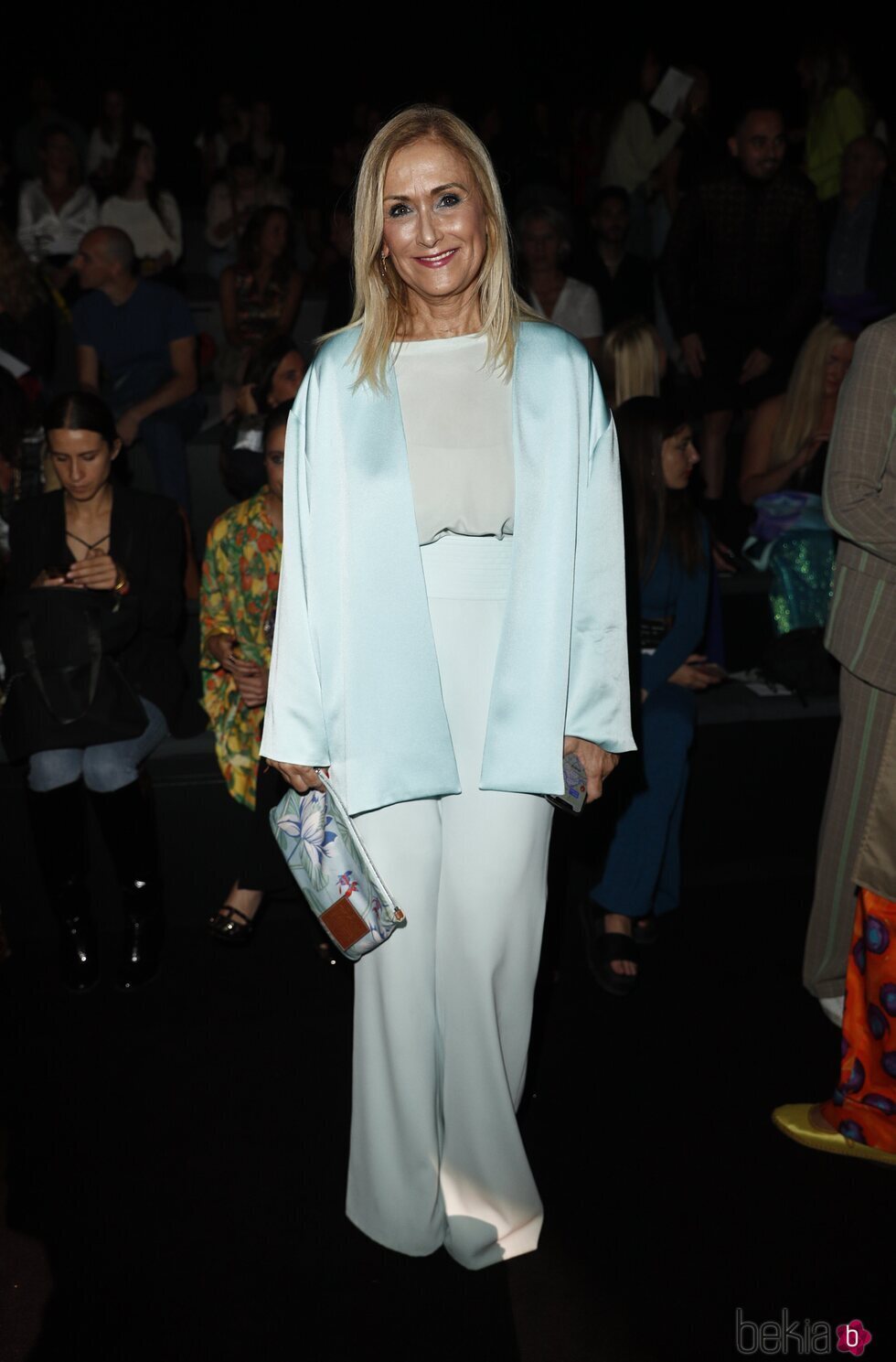 Cristina Cifuentes en el front row de la Mercedes Benz Fashion Week septiembre 2022