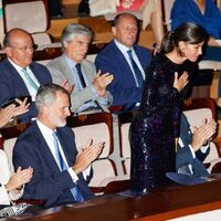 La Reina Letizia, muy agradecida en el Auditorio Nacional de Música