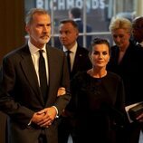 Los Reyes Felipe y Letizia en la recepción ofrecida por Carlos III en Buckingham