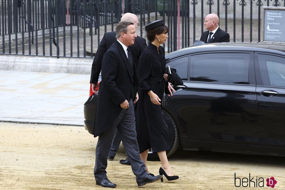 David Cameron en el funeral de estado de la Reina Isabel II