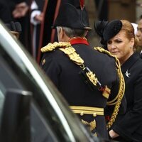 Sarah Ferguson en el funeral de estado de la Reina Isabel II