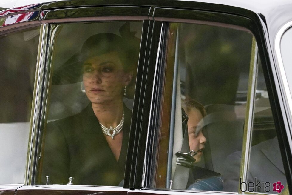 Kate Middleton en el funeral de estado de la Reina Isabel II