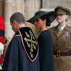 Meghan Markle en el funeral de estado de la Reina Isabel II