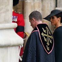 Meghan Markle en el funeral de estado de la Reina Isabel II