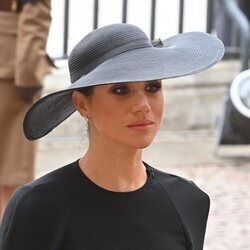 Meghan Markle en el funeral de la Reina Isabel II