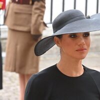 Meghan Markle en el funeral de la Reina Isabel II