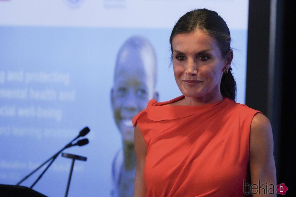 La Reina Letizia ha intervenido en la cumbre de educación de UNICEF que promueve el bienestar mental en la escuela