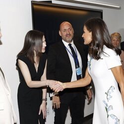 La Reina Letizia en su reunión con expertos de UNICEF en Nueva York