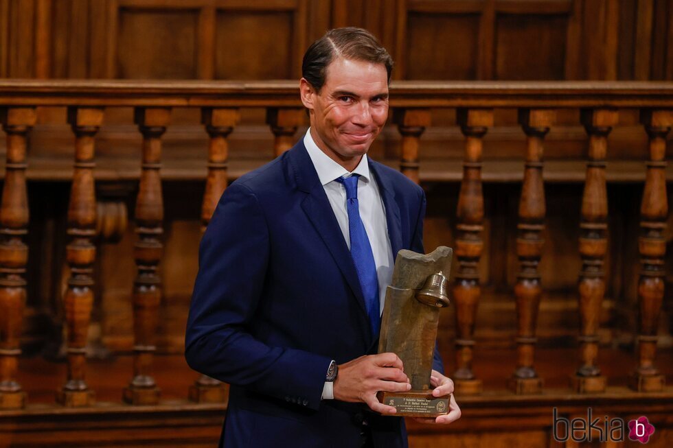 Rafa Nadal recibe el Premio Camino Real a Rafa Nadal en la Universidad de Alcalá de Henares