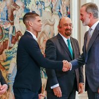 El Rey Felipe felicita a Carlos Alcaraz tras su victoria en el US Open 2022