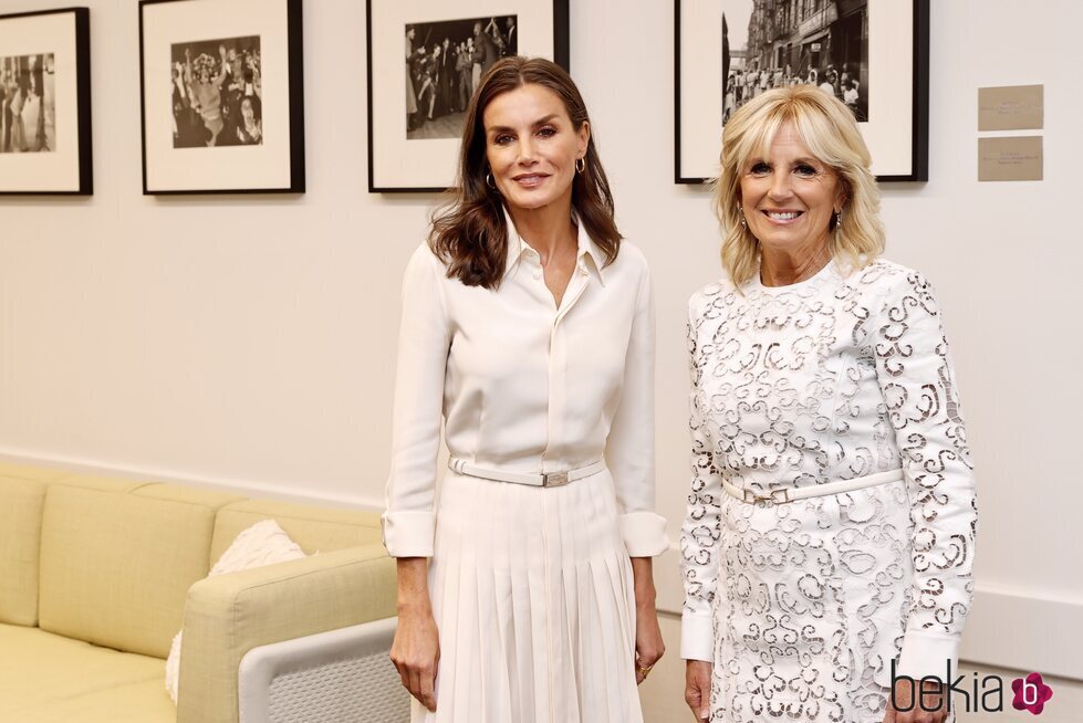 La Reina Letizia y Jill Biden en Nueva York en el Día de la Investigación del Cáncer