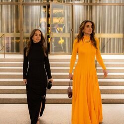 Rania de Jordania y su hija la Princesa Iman en Nueva York