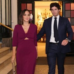 Tamara Falcó e Íñigo Onieva salen de su casa para ir a una boda