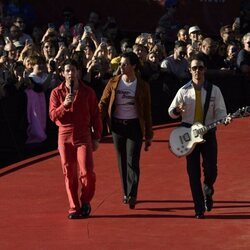 Los Jonas Brothers en el Global Citizen celebrado en Nueva York