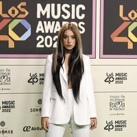 Lola Índigo en la cena de nominados de Los 40 Music Awards 2022