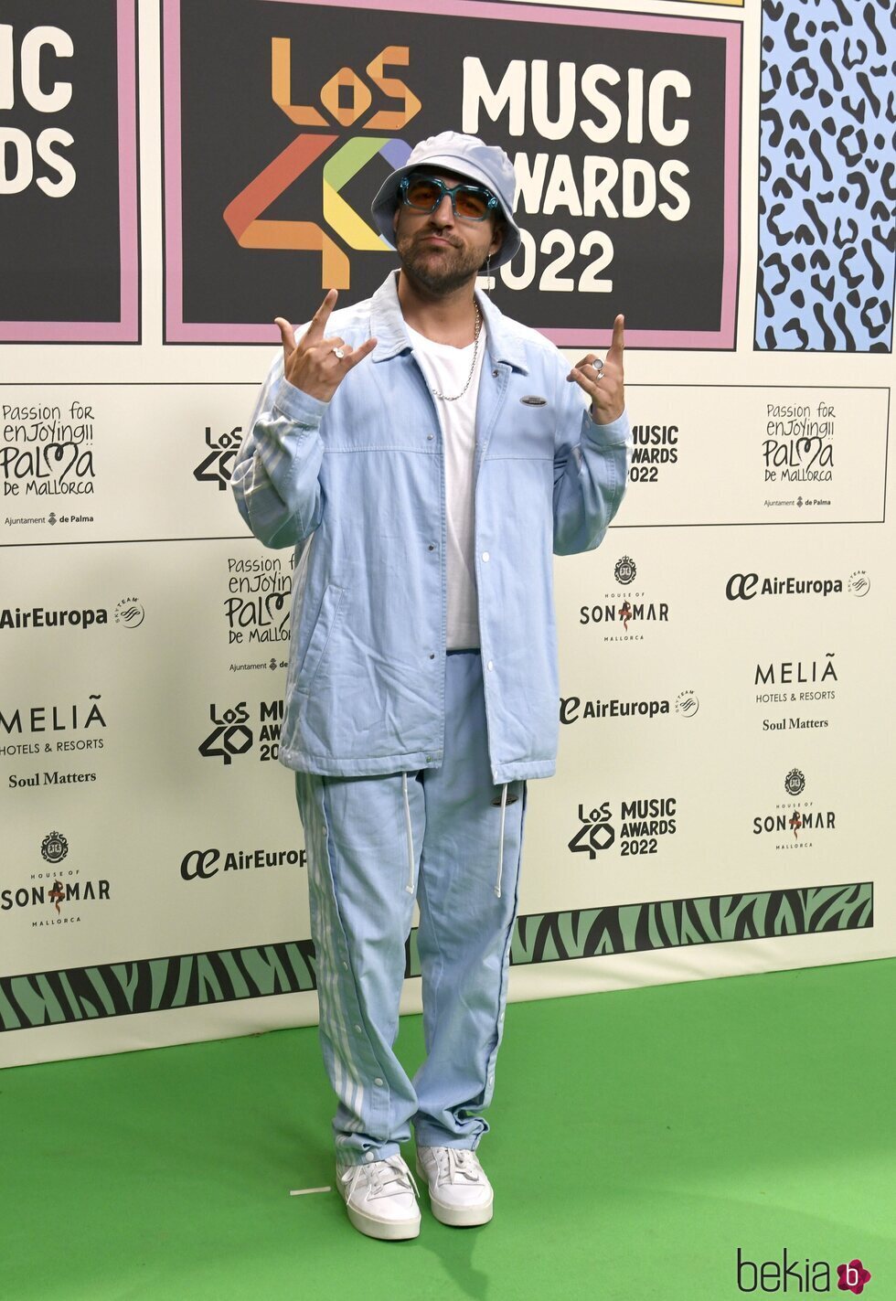 Nil Moliner en la cena de nominados de Los 40 Music Awards 2022