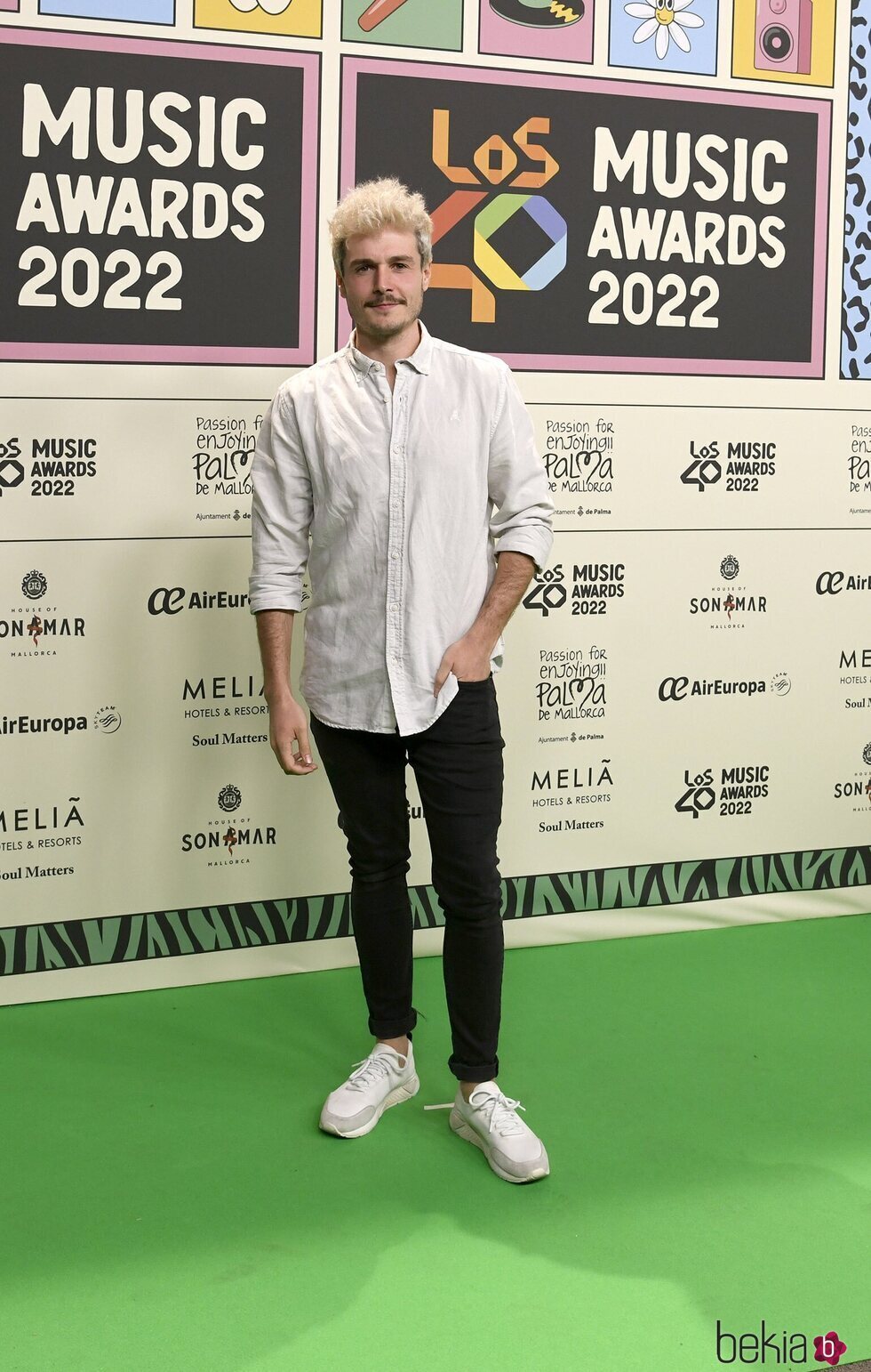 Miki Núñez en la cena de nominados de Los 40 Music Awards 2022