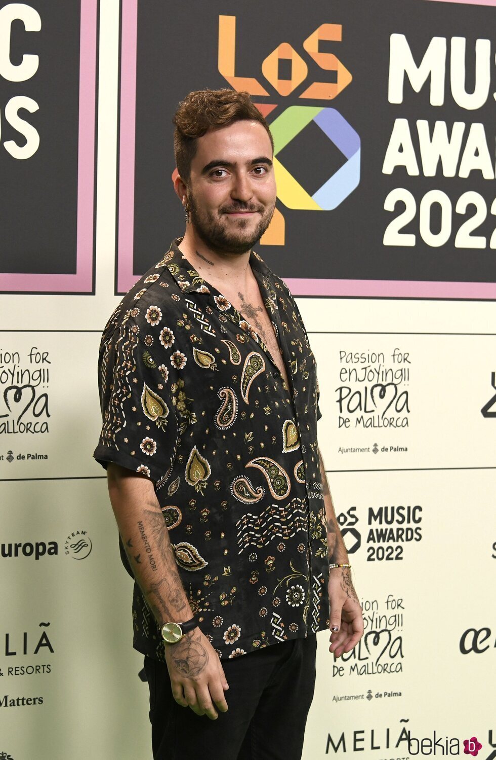 Beret en la cena de nominados de Los 40 Music Awards 2022