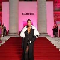 Cindy Bruna en el desfile de Calzedonia en París