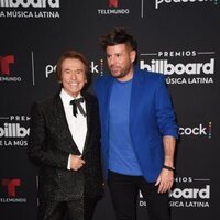 Raphael y Pablo López en los Billboard Latinos 2022