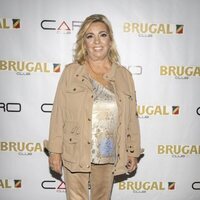 Carmen Borrego posa en el photocall del Club Caro