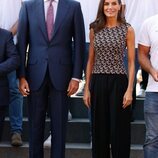 Los Reyes Felipe y Letizia en una audiencia a las selecciones masculina y femenina de waterpolo