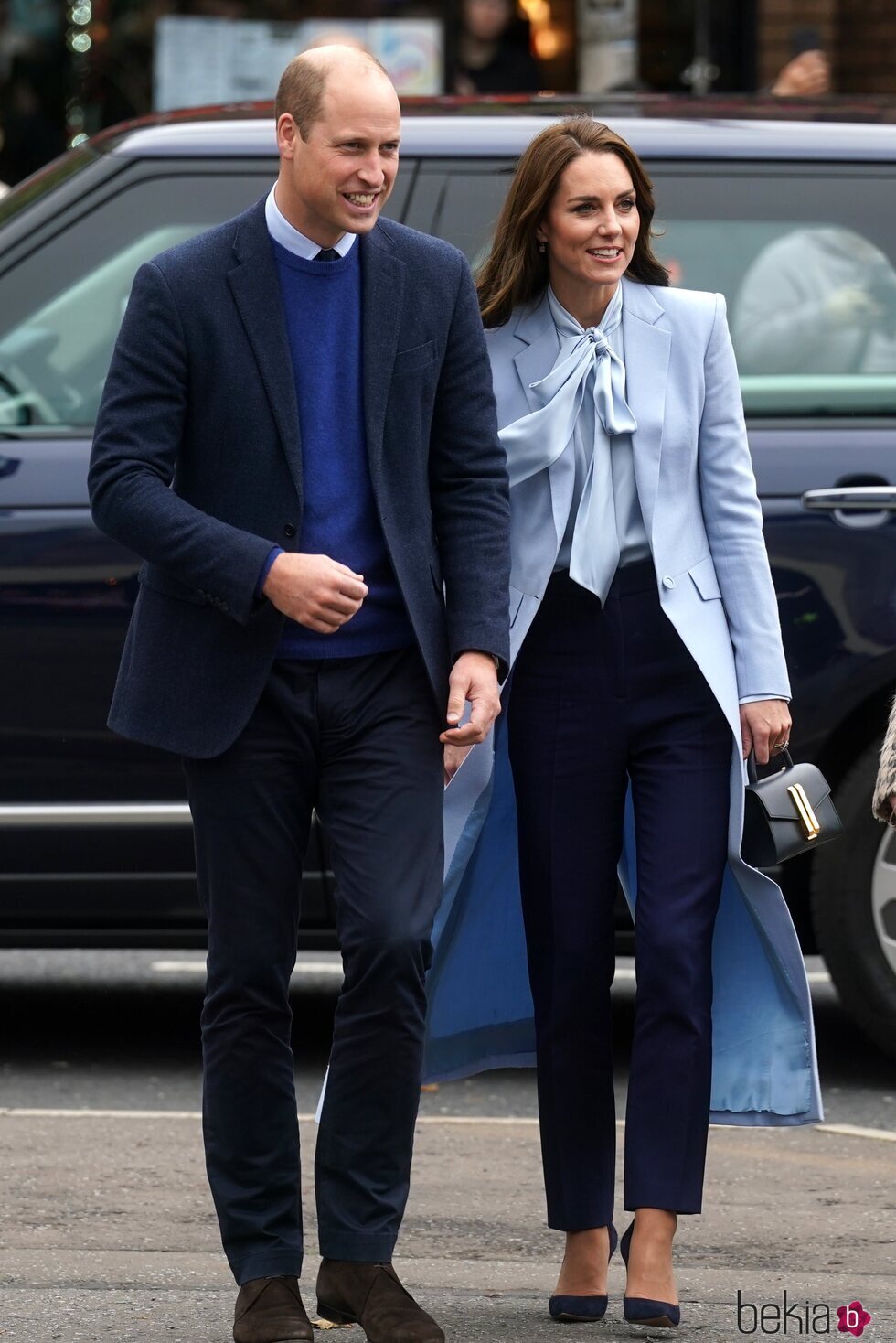 El Príncipe Guillermo y Kate Middleton en su primera visita a Irlanda del Norte como Príncipes de Gales