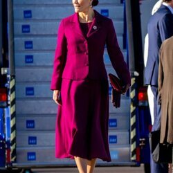 Victoria de Suecia en el recibimiento a los Reyes de Holanda por su Visita de Estado a Suecia