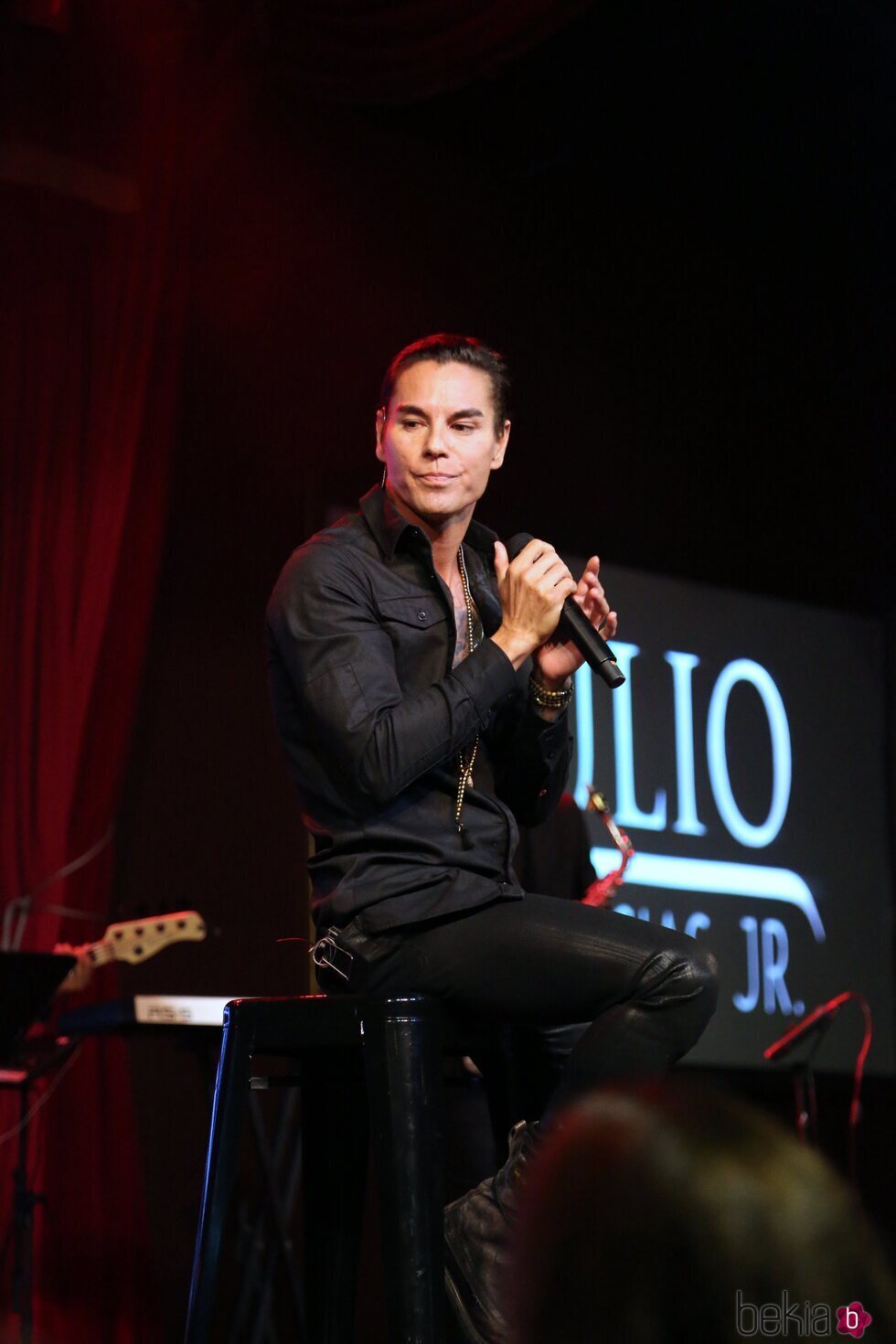 Julio José Iglesias Jr. en un concierto