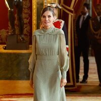 La Reina Letizia en la recepción por la Fiesta Nacional 2022