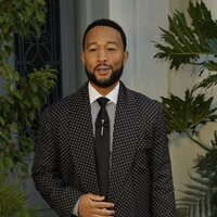 John Legend en el desfile de Ralph Lauren en Pasadena